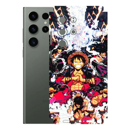 Samsung A/S Series Phone Skins (All Models) - Luffy Anime Character - 3D Embossed Finish (L-203) Samsung Galaxy S23 Ultra (5G)