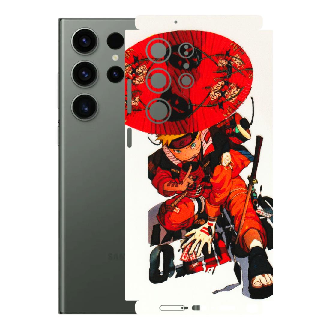 Samsung A/S Series Phone Skins (All Models) - Naruto - 3D Embossed Finish (L-208) Samsung Galaxy S23 Ultra (5G)