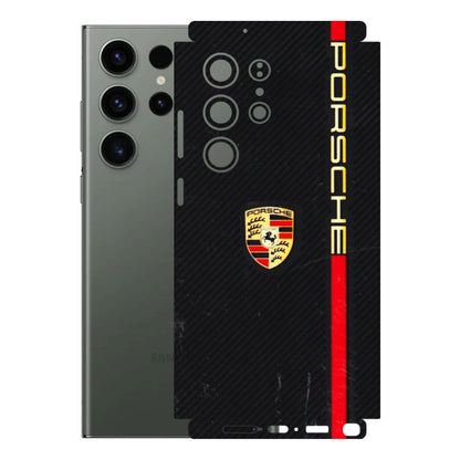 Samsung A/S Series Phone Skins (All Models) - Premium Porsche - 3D Embossed Finish (L-225) Samsung Galaxy S23 Ultra (5G)