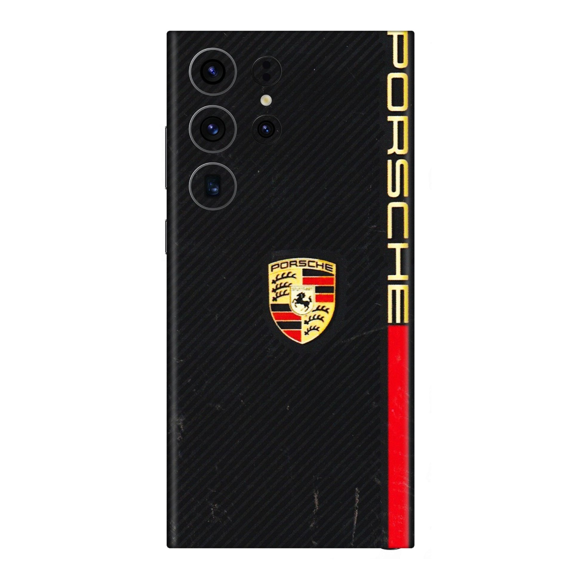 Samsung A/S Series Phone Skins (All Models) - Premium Porsche - 3D Embossed Finish (L-225) Samsung Galaxy S23 Ultra (5G)