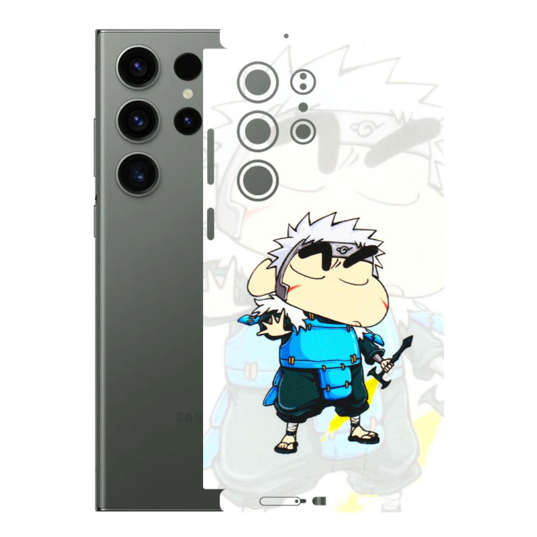 Samsung A/S Series Phone Skins (All Models) - Angry Young Shinchan - 3D Embossed Finish (L-226) Samsung Galaxy S23 Ultra (5G)