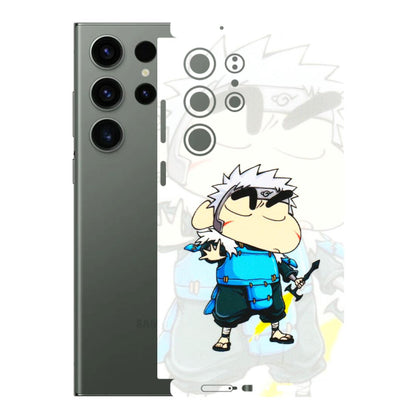Samsung A/S Series Phone Skins (All Models) - Angry Young Shinchan - 3D Embossed Finish (L-226) Samsung Galaxy S23 Ultra (5G)