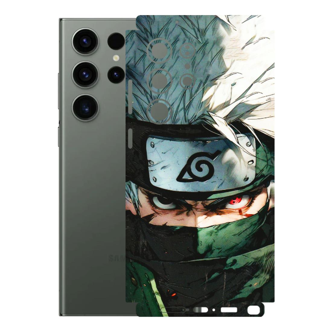 Samsung A/S Series Phone Skins (All Models) - Kakashi Red Eye Focus - 3D Embossed Finish (L-227) Samsung Galaxy S23 Ultra (5G)