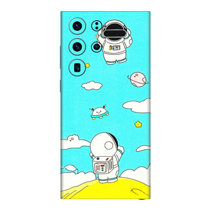 Samsung A/S Series Phone Skins (All Models) - Blue Skies Astro Float - 3D Embossed Finish (L-230) Samsung Galaxy S23 Ultra (5G)