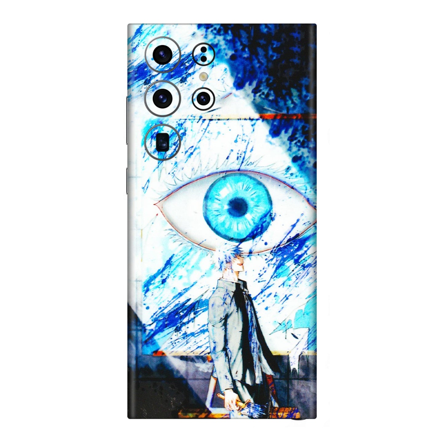 Samsung A/S Series Phone Skins (All Models) - Gojo Satoru evil eye - 3D Embossed Finish (L-239) Samsung Galaxy S23 Ultra (5G)