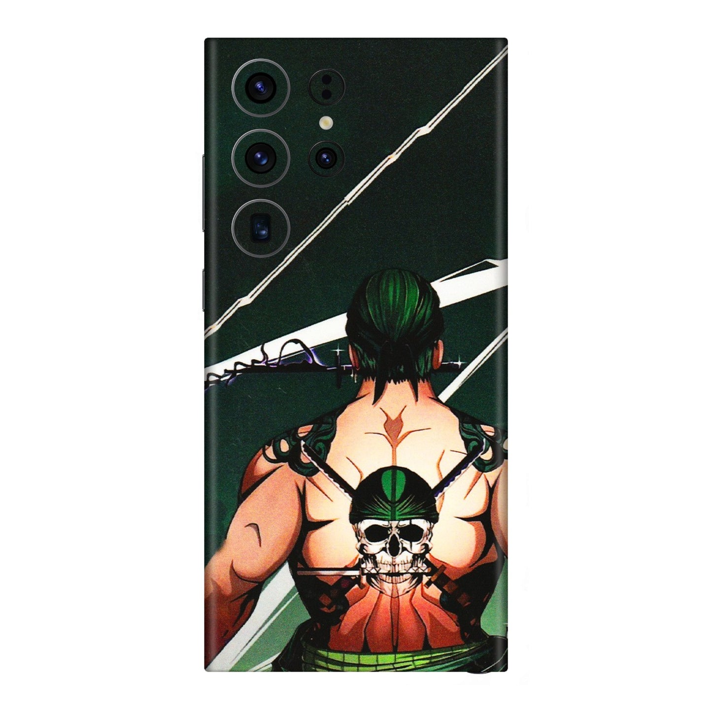 Samsung A/S Series Phone Skins (All Models) - Zoro Anime - 3D Embossed Finish (L-23) Samsung Galaxy S23 Ultra (5G)