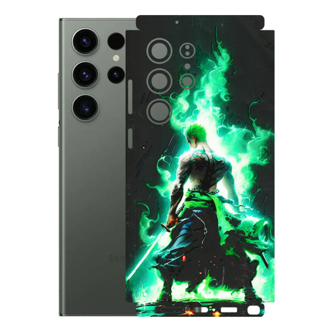 Samsung A/S Series Phone Skins (All Models) - Zoro Sword - 3D Embossed Finish (L-241) Samsung Galaxy S23 Ultra (5G)