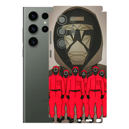Samsung A/S Series Phone Skins (All Models) - Squid Game Hero - 3D Embossed Finish (L-245) Samsung Galaxy S23 Ultra (5G)