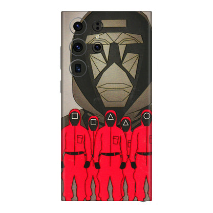 Samsung A/S Series Phone Skins (All Models) - Squid Game Hero - 3D Embossed Finish (L-245) Samsung Galaxy S23 Ultra (5G)