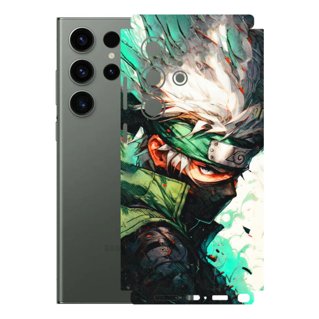 Samsung A/S Series Phone Skins (All Models) - Kakashi Side Profile - 3D Embossed Finish (L-249) Samsung Galaxy S23 Ultra (5G)