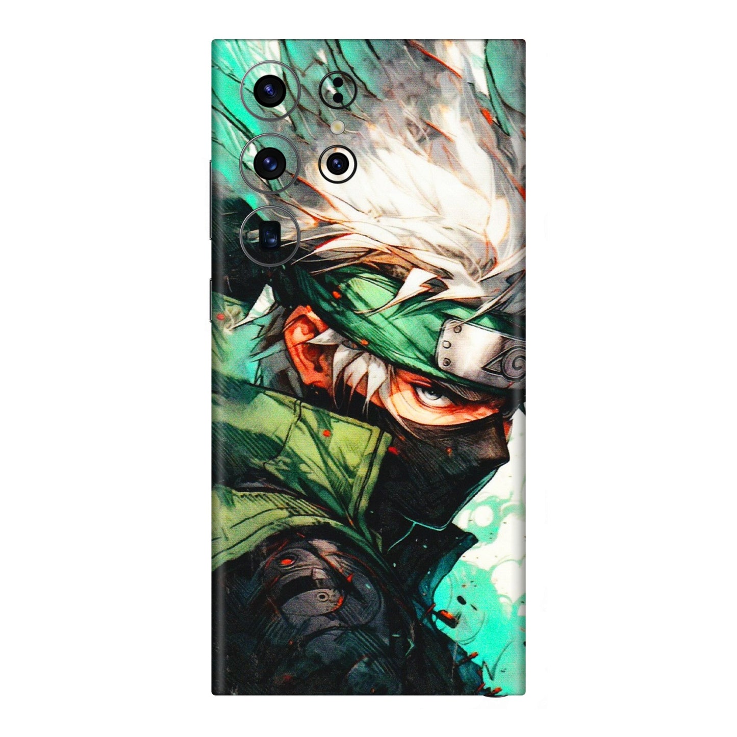 Samsung A/S Series Phone Skins (All Models) - Kakashi Side Profile - 3D Embossed Finish (L-249) Samsung Galaxy S23 Ultra (5G)