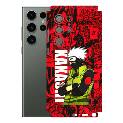 Samsung A/S Series Phone Skins (All Models) - Kakashi Red Anime - 3D Embossed Finish (L-251) Samsung Galaxy S23 Ultra (5G)