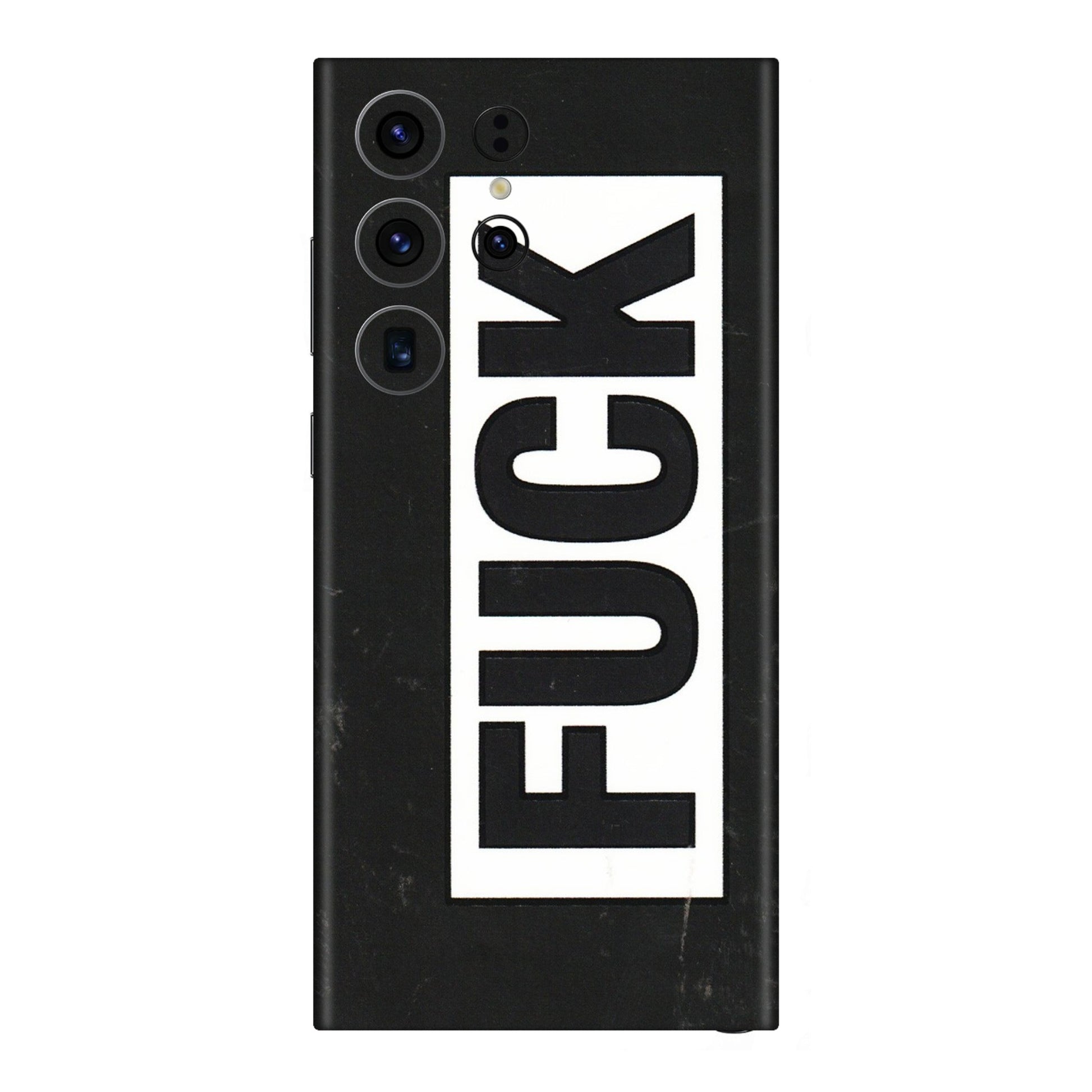 Samsung A/S Series Phone Skins (All Models) - The F Word - 3D Embossed Finish (L-255) Samsung Galaxy S23 Ultra (5G)