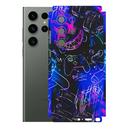 Samsung A/S Series Phone Skins (All Models) - Gamers Paradise - 3D Embossed Finish (L-258) Samsung Galaxy S23 Ultra (5G)