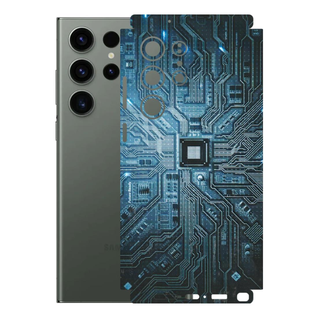 Samsung A/S Series Phone Skins (All Models) - Original Circuit - 3D Embossed Finish (L-267) Samsung Galaxy S23 Ultra (5G)