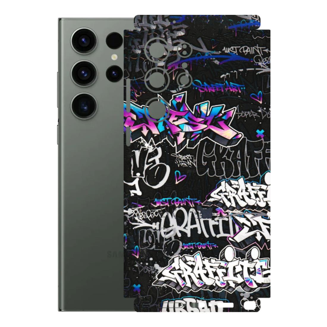 Samsung A/S Series Phone Skins (All Models) - Graffiti Killer - 3D Embossed Finish (L-274) Samsung Galaxy S23 Ultra (5G)