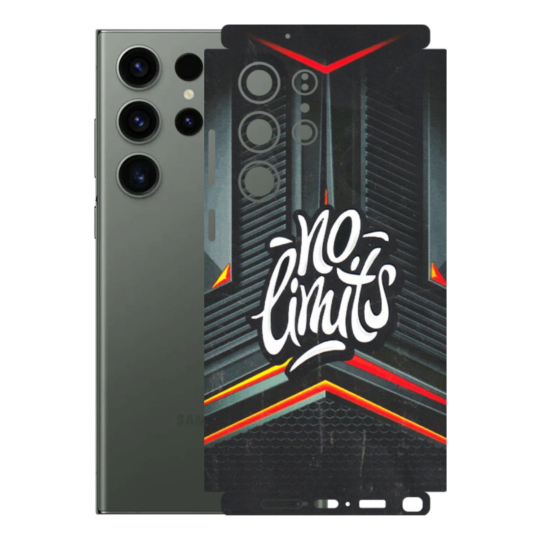 Samsung A/S Series Phone Skins (All Models) - No Limits - 3D Embossed Finish (L-286) Samsung Galaxy S23 Ultra (5G)