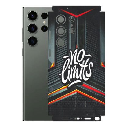 Samsung A/S Series Phone Skins (All Models) - No Limits - 3D Embossed Finish (L-286) Samsung Galaxy S23 Ultra (5G)