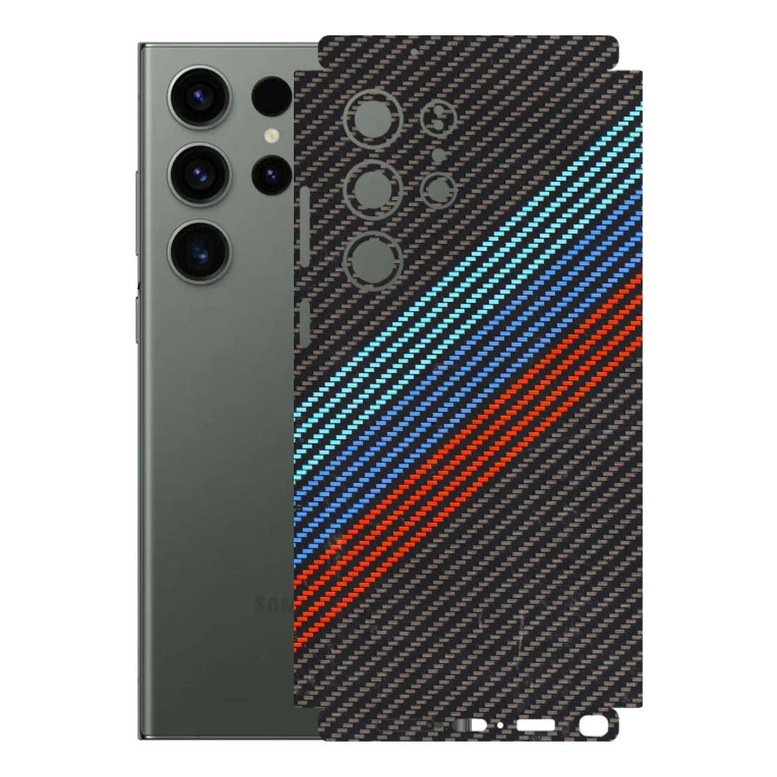 Samsung A/S Series Phone Skins (All Models) - Carbon BM - 3D Embossed Finish (L-302) Samsung Galaxy S23 Ultra (5G)