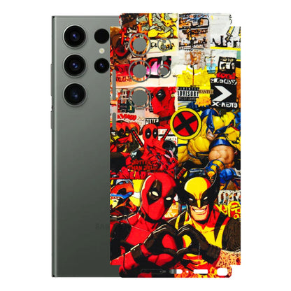 Samsung A/S Series Phone Skins (All Models) - Spidy Wolverine - 3D Embossed Finish (L-310) Samsung Galaxy S23 Ultra (5G)