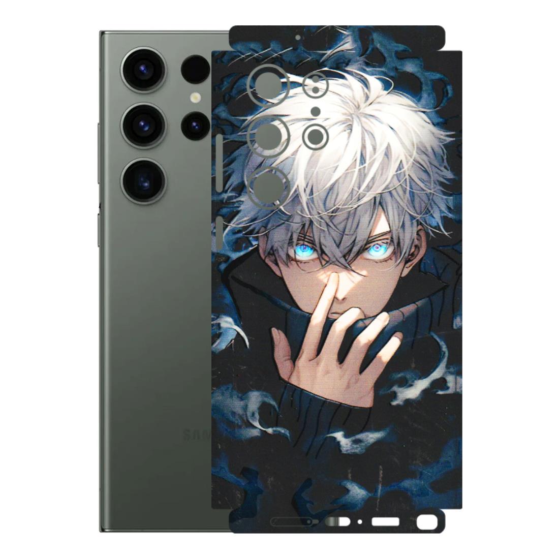 Samsung A/S Series Phone Skins (All Models) - New Jujutsu Kaisen Anime - 3D Embossed Finish (L-313) Samsung Galaxy S23 Ultra (5G)