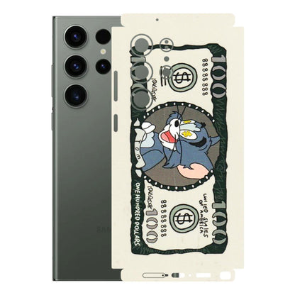 Samsung A/S Series Phone Skins (All Models) - Tom Hundred Dollar - 3D Embossed Finish (L-324) Samsung Galaxy S23 Ultra (5G)