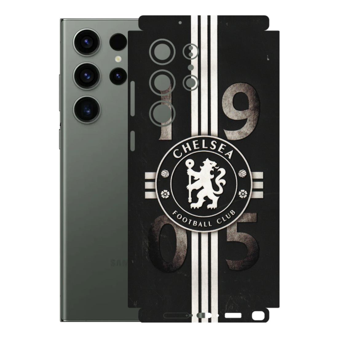 Samsung A/S Series Phone Skins (All Models) - Chelsea Fan Club - 3D Embossed Finish (L-36) Samsung Galaxy S23 Ultra (5G)