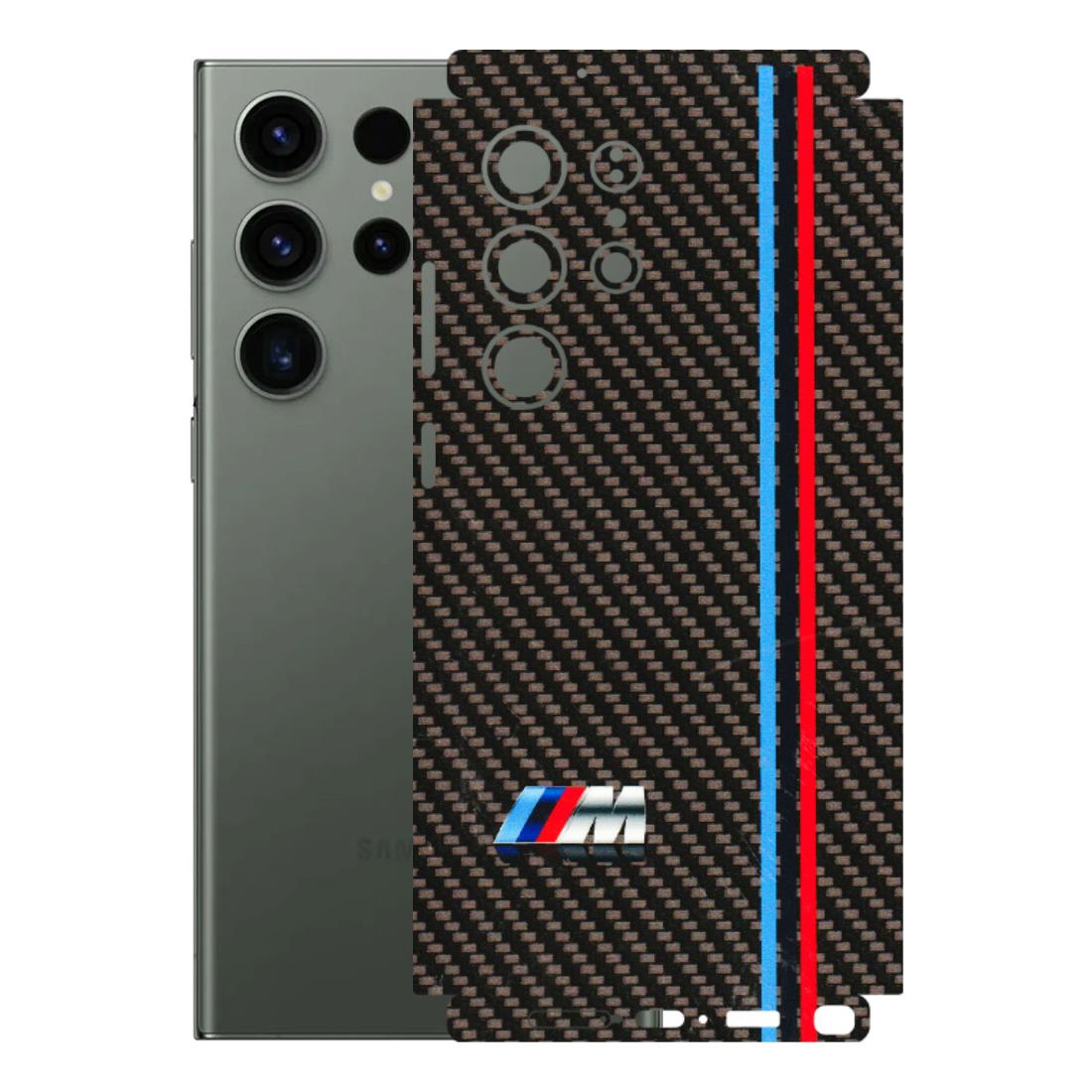 Samsung A/S Series Phone Skins (All Models) - BM Carbon Fiber Feels - 3D Embossed Finish (L-38) Samsung Galaxy S23 Ultra (5G)