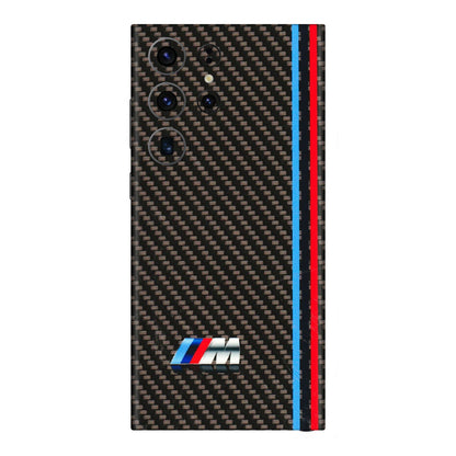 Samsung A/S Series Phone Skins (All Models) - BM Carbon Fiber Feels - 3D Embossed Finish (L-38) Samsung Galaxy S23 Ultra (5G)
