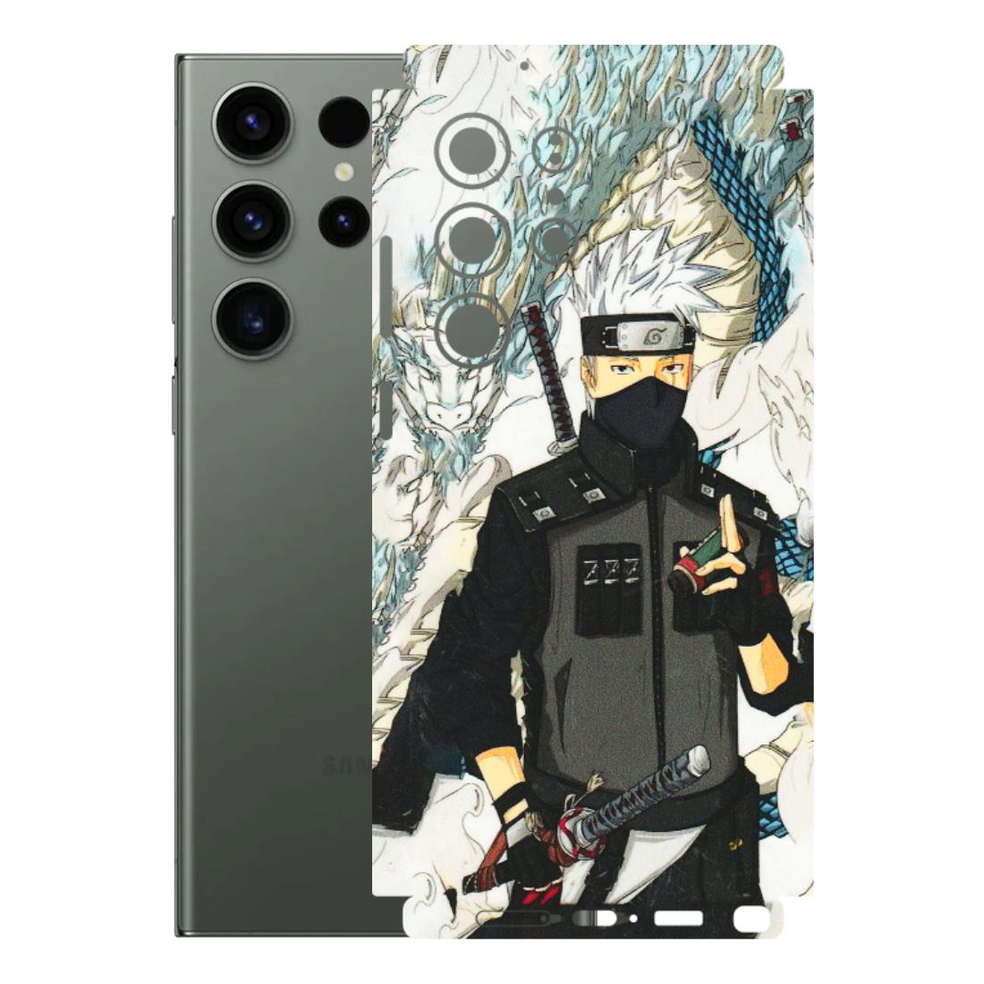 Samsung A/S Series Phone Skins (All Models) - Kakashi Hatake Naruto Anime - 3D Embossed Finish (L-46) Samsung Galaxy S23 Ultra (5G)