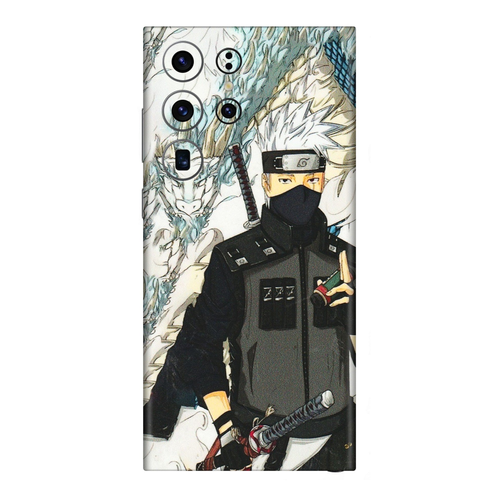 Samsung A/S Series Phone Skins (All Models) - Kakashi Hatake Naruto Anime - 3D Embossed Finish (L-46) Samsung Galaxy S23 Ultra (5G)