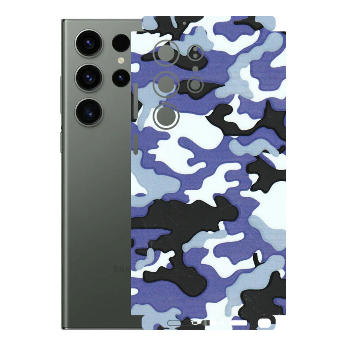 Samsung A/S Series Phone Skins (All Models) - Powerfull Military Camoflauge - 3D Embossed Finish (L-49) Samsung Galaxy S23 Ultra (5G)