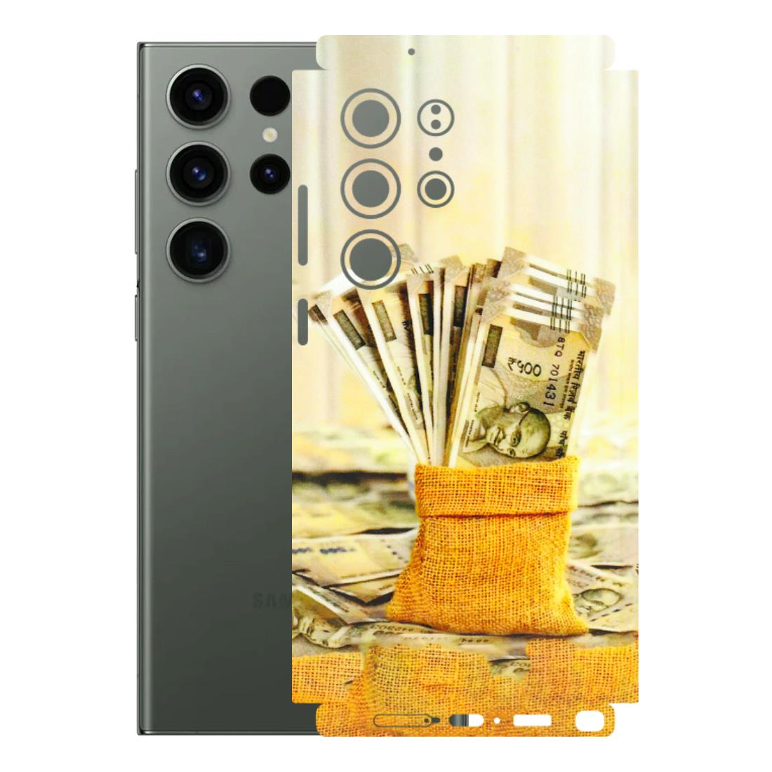 Samsung A/S Series Phone Skins (All Models) - Show Me The Money - 3D Embossed Finish (L-52) Samsung Galaxy S23 Ultra (5G)