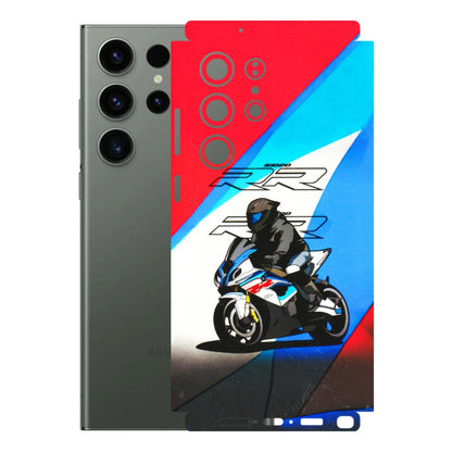 Samsung A/S Series Phone Skins (All Models) - Bikers Love - 3D Embossed Finish (L-58) Samsung Galaxy S23 Ultra (5G)
