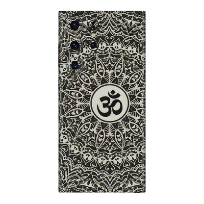 Samsung A/S Series Phone Skins (All Models) - Aum Elegant Mandala - 3D Embossed Finish (L-62) Samsung Galaxy S23 Ultra (5G)