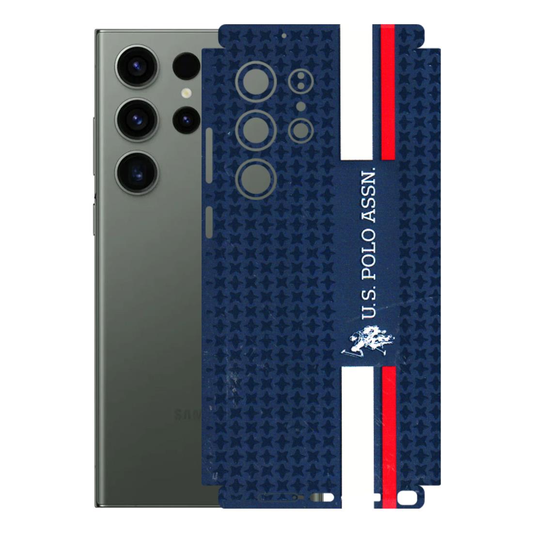 Samsung A/S Series Phone Skins (All Models) - US POLO Designer Brand - 3D Embossed Finish (L-65) Samsung Galaxy S23 Ultra (5G)