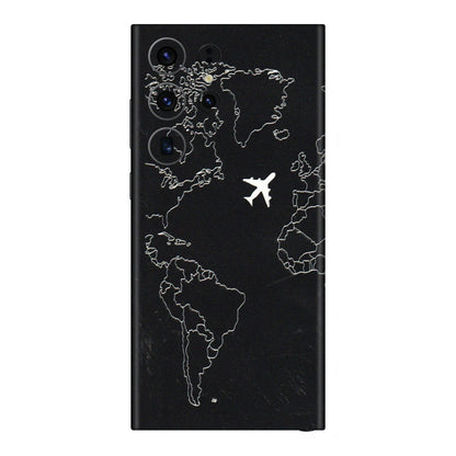 Samsung A/S Series Phone Skins (All Models) - Never Ending Travel - 3D Embossed Finish (L-79) Samsung Galaxy S23 Ultra (5G)
