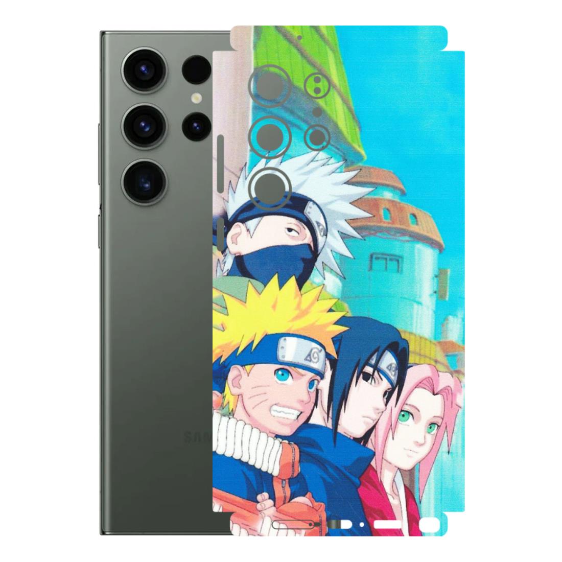 Samsung A/S Series Phone Skins (All Models) - Team Minato And Kakashi - Matte Finish (M-101) Samsung Galaxy S23 Ultra (5G)