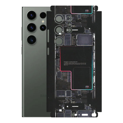 Samsung A/S Series Phone Skins (All Models) - Motherboard Circuit Layout - Matte Finish (M-117) Samsung Galaxy S23 Ultra (5G)