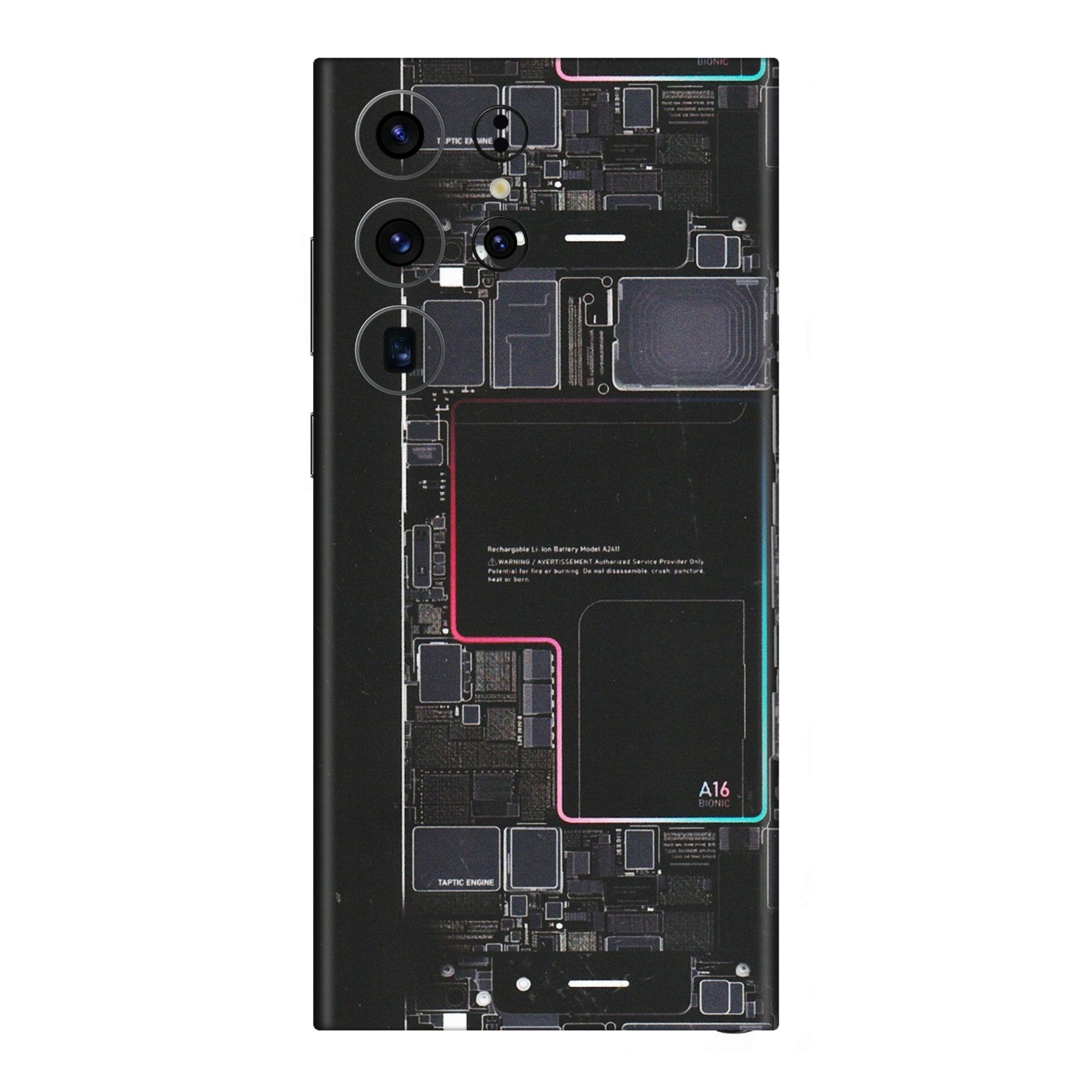 Samsung A/S Series Phone Skins (All Models) - Motherboard Circuit Layout - Matte Finish (M-117) Samsung Galaxy S23 Ultra (5G)
