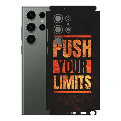 Samsung A/S Series Phone Skins (All Models) - Push Your Limits - Matte Finish (M-118) Samsung Galaxy S23 Ultra (5G)