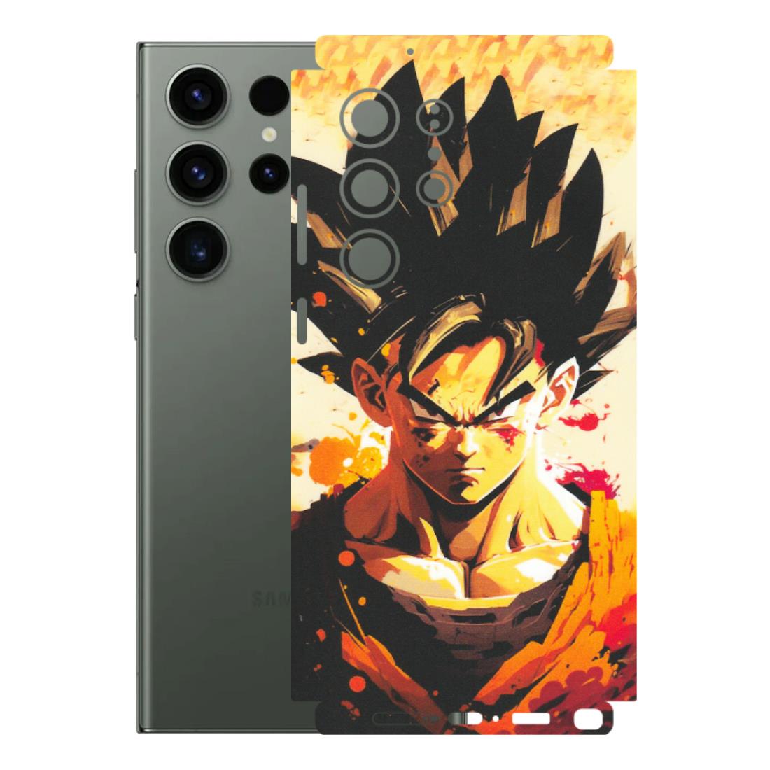 Samsung A/S Series Phone Skins (All Models) - Angry Goku - Matte Finish (M-12) Samsung Galaxy S23 Ultra (5G)
