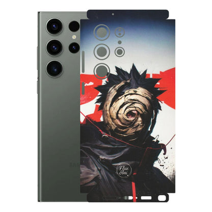 Samsung A/S Series Phone Skins (All Models) - Obito Uchiha Cool Anime - Matte Finish (M-134) Samsung Galaxy S23 Ultra (5G)