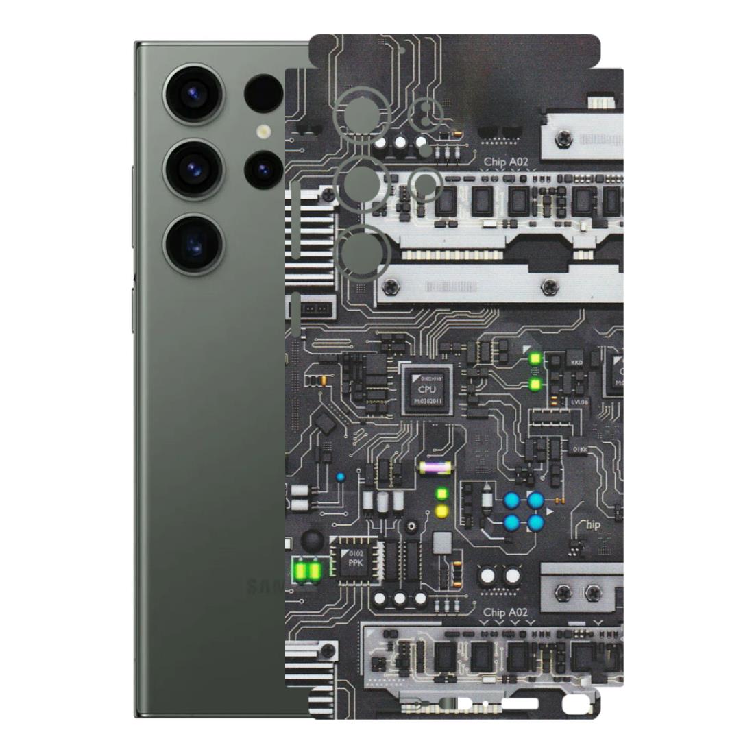 Samsung A/S Series Phone Skins (All Models) - Motherboard Internals - Matte Finish (M-135) Samsung Galaxy S23 Ultra (5G)