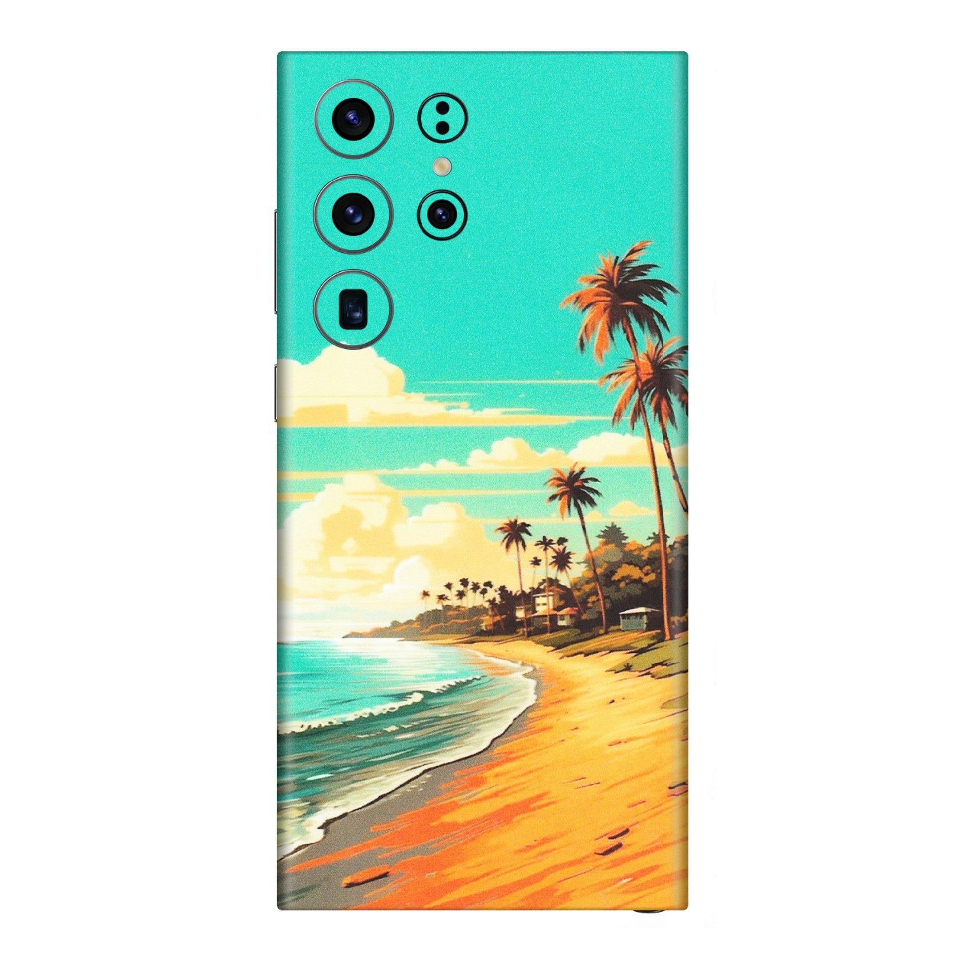 Samsung A/S Series Phone Skins (All Models) - Miami Beach - Matte Finish (M-136) Samsung Galaxy S23 Ultra (5G)