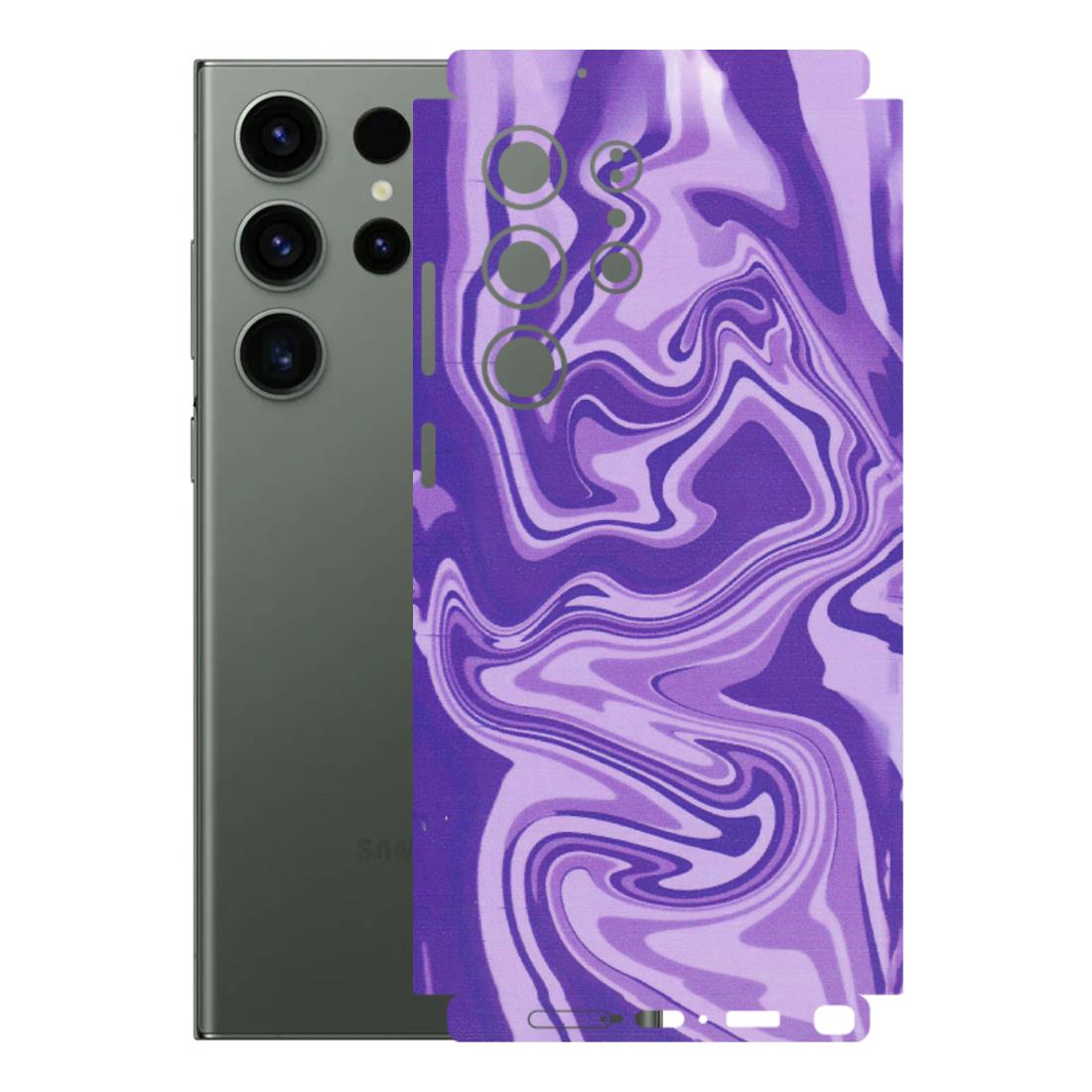 Samsung A/S Series Phone Skins (All Models) - Hazy Purple Nights - Matte Finish (M-14) Samsung Galaxy S23 Ultra (5G)