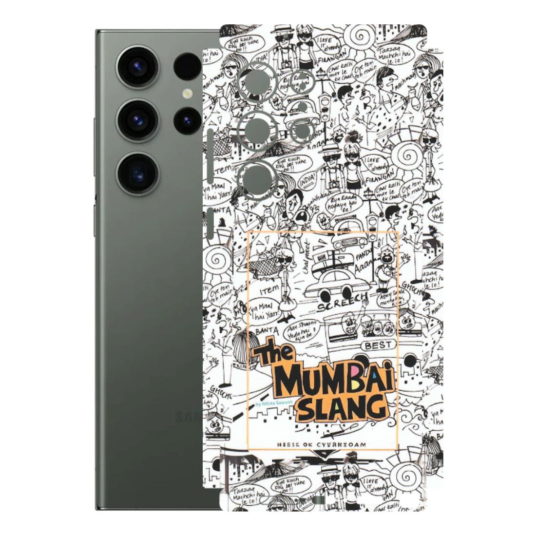 Samsung A/S Series Phone Skins (All Models) - The Mumbai Slang - Matte Finish (M-142) Samsung Galaxy S23 Ultra (5G)