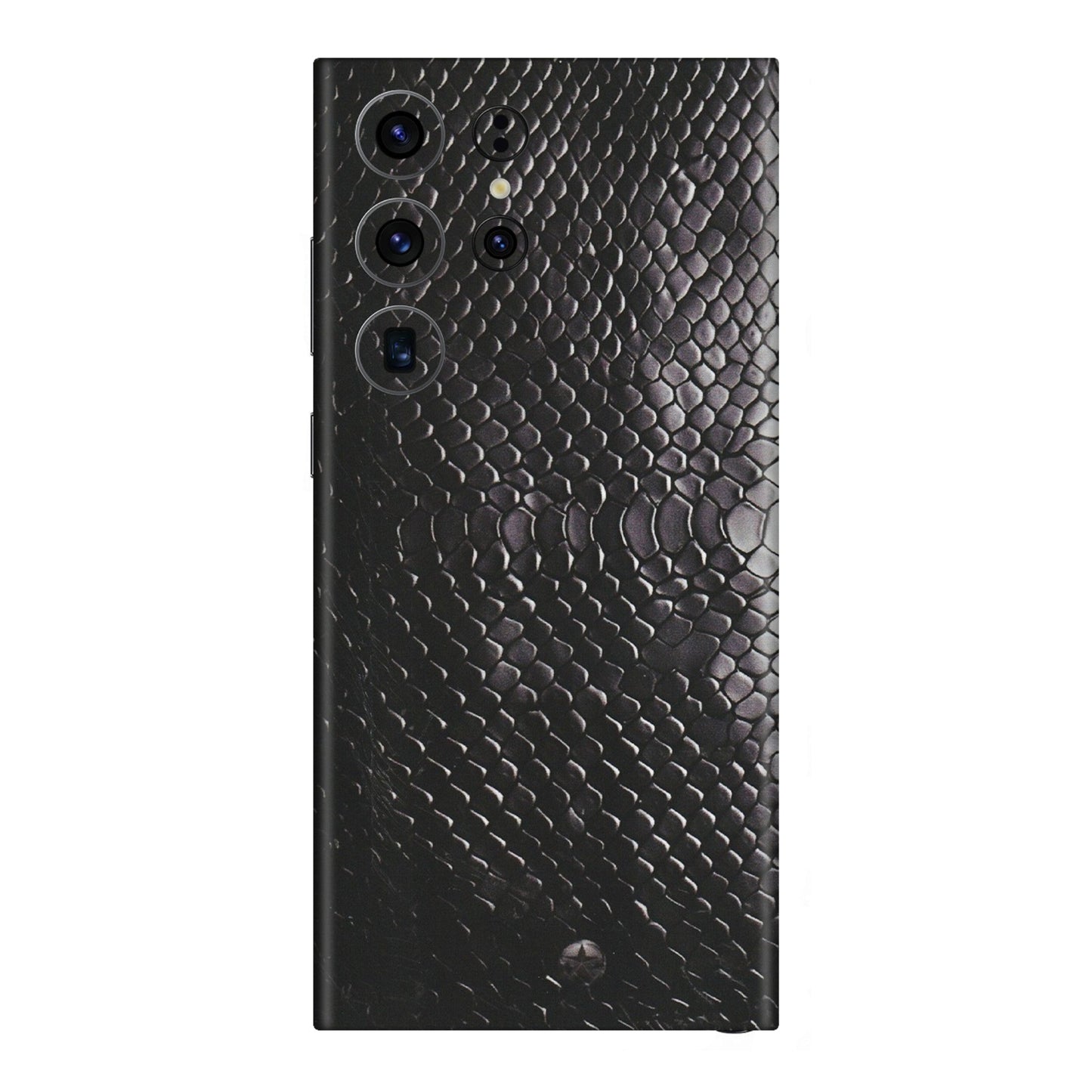Samsung A/S Series Phone Skins (All Models) - Black Snack Leather - Matte Finish (M-147) Samsung Galaxy S23 Ultra (5G)
