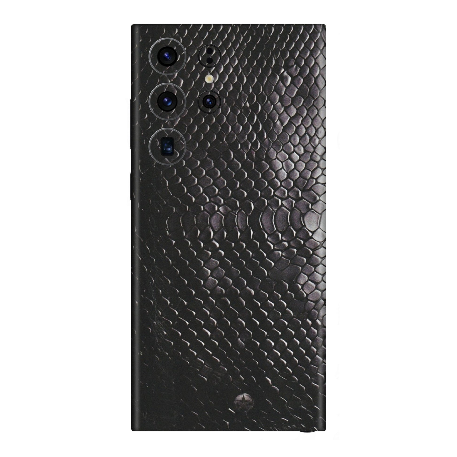 Samsung A/S Series Phone Skins (All Models) - Black Snack Leather - Matte Finish (M-147) Samsung Galaxy S23 Ultra (5G)