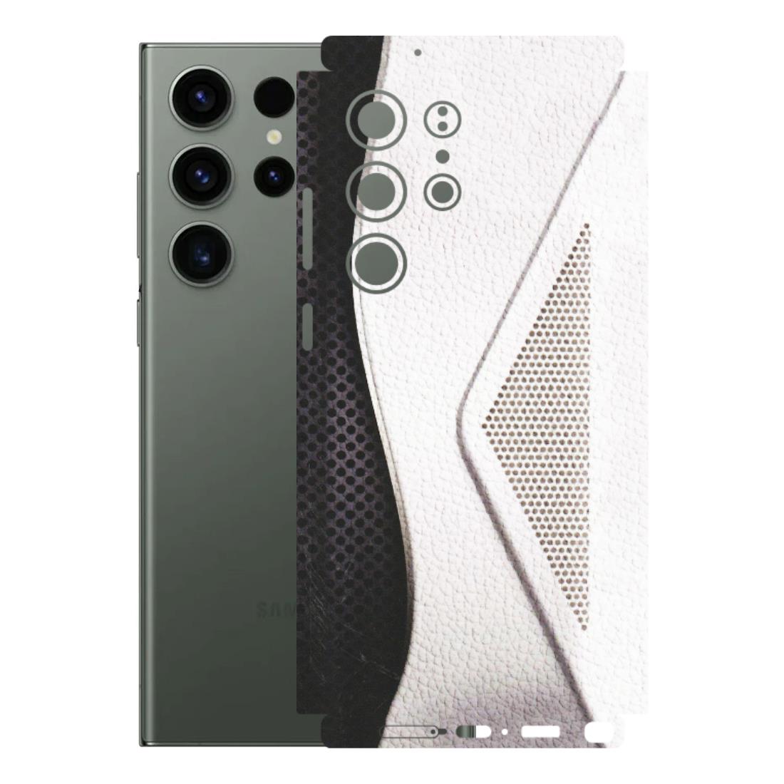 Samsung A/S Series Phone Skins (All Models) - Black And White Iconic Convoy - Matte Finish (M-149) Samsung Galaxy S23 Ultra (5G)